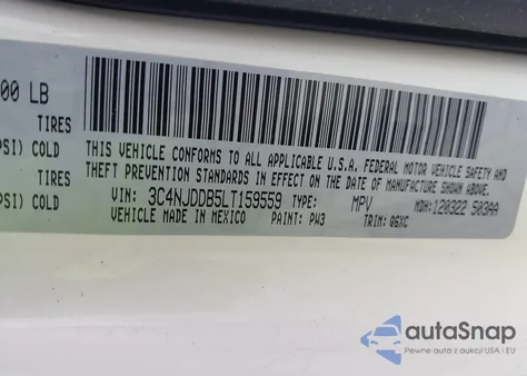 2020 Jeep Compass Trailhawk 4X4 из США, поврежденный, VIN 3C4NJDDB5LT159559
